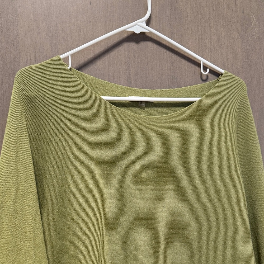Vila Milano XL Elegant Olive Sweater - Picture 3 of 13